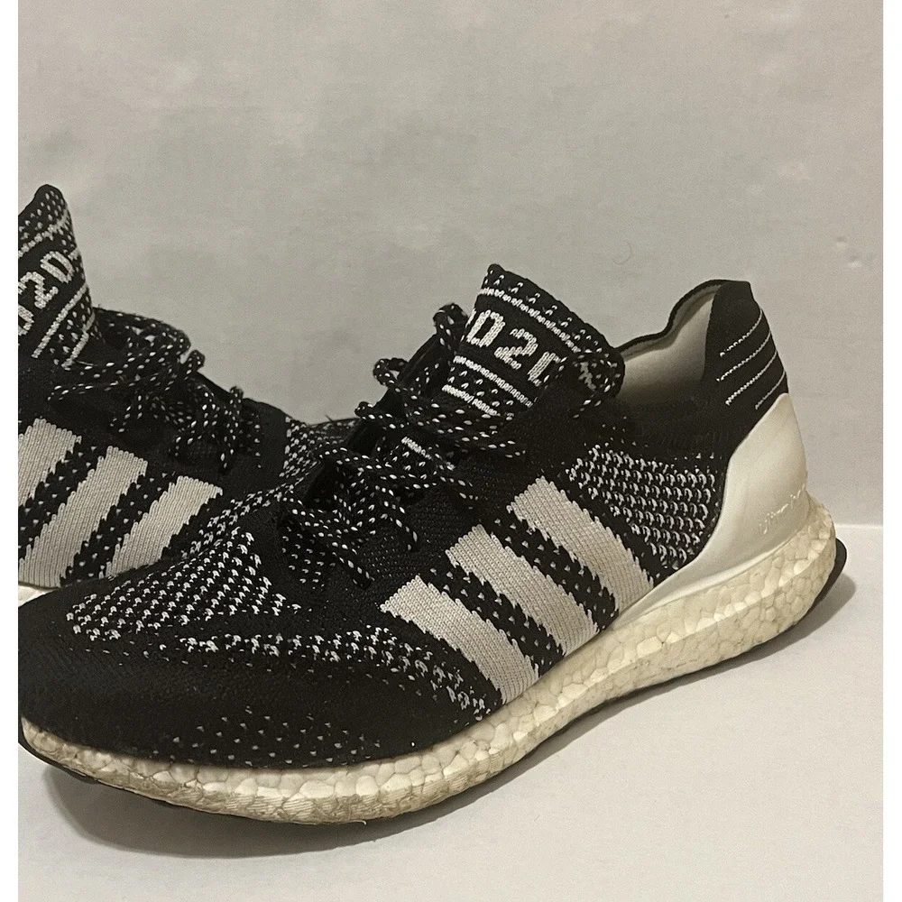 Adidas Ultra Boost DNA 2020 Primeknit Men's Size 8.5‎ Running Shoes Black White